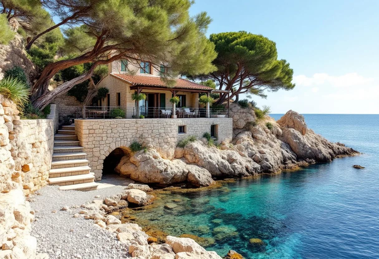 By the sea