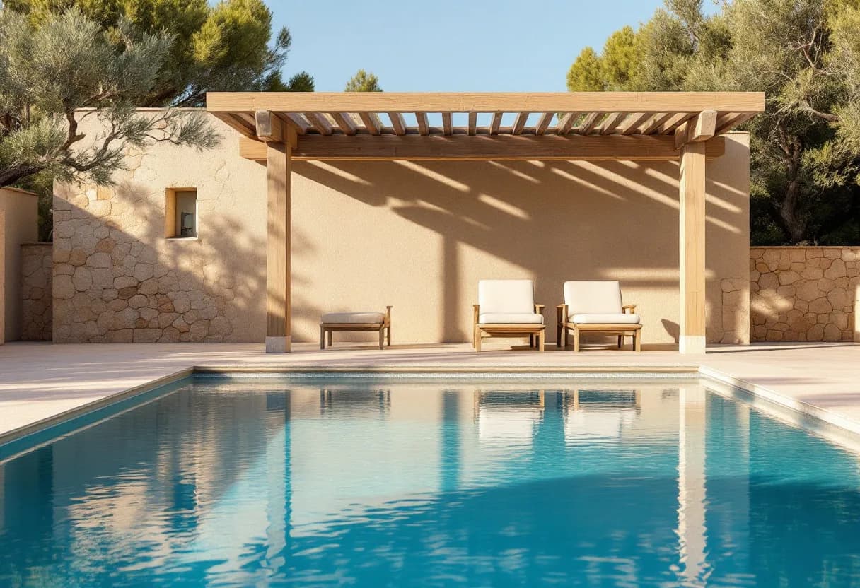 With a pool
